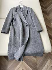 Grey Wool Coat - 1