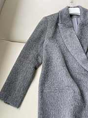 Grey Wool Coat - 3