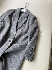 Grey Wool Coat - 5