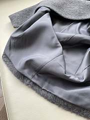 Grey Wool Coat - 6