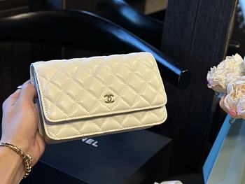 Chanel Classic WOC White 20 cm 