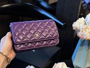 Chanel Classic WOC Purple 20 cm  - 1