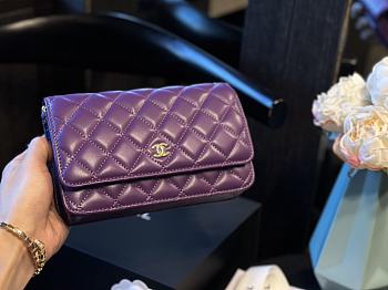 Chanel Classic WOC Purple 20 cm 