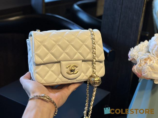 Chanel Mini Flap Bag White 20 - 1