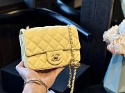 Chanel Mini Flap Bag Yellow 20 - 1