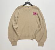 Marni sweater with the Pink patch Brown - 1