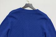 Marni Cardigan with a Brown Patch Blue - 4