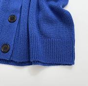 Marni Cardigan with a Brown Patch Blue - 3