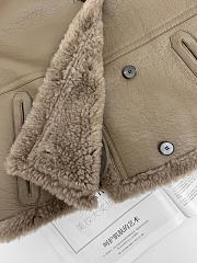 Bottega Veneta Shearling Jacket Black/ Brown - 5