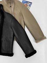 Bottega Veneta Shearling Jacket Black/ Brown - 3