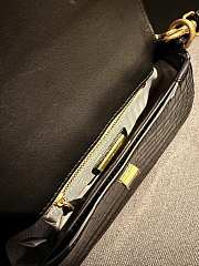 Colestore Tory Burch Kira Chevron Bag Black 22 x 12 cm - 5
