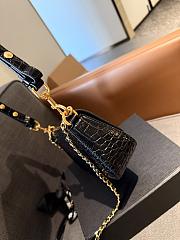 Colestore Tory Burch Kira Chevron Bag Black 22 x 12 cm - 2