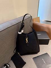 Colestore Saint Laurent Sac de Jour Bag Suede Black 18 x 19 cm - 1