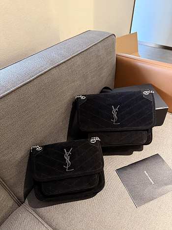 Colestore Saint Laurent Niki Bag Black 28 cm