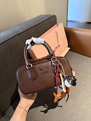 Colestore Miu Miu Arcadie Bag Chocolate 22 cm - 1