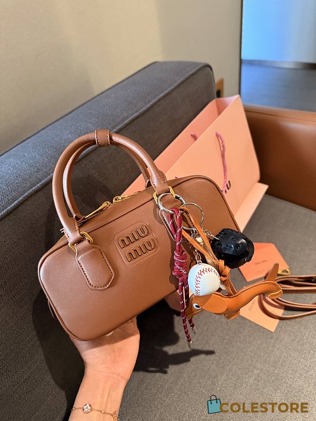 Colestore Miu Miu Arcadie Bag Brown 22 cm - 1