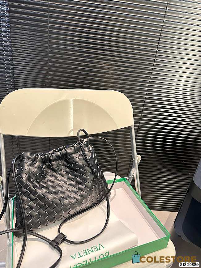 Colestore Bottega Veneta Pouch Bag Black 32 x 24 cm  - 1