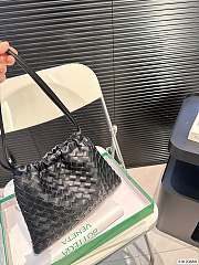 Colestore Bottega Veneta Pouch Bag Black 32 x 24 cm  - 6
