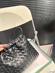 Colestore Bottega Veneta Pouch Bag Black 32 x 24 cm  - 5