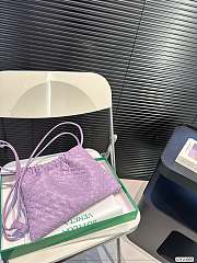 Colestore Colestore Bottega Veneta Pouch Bag Purple 32 x 24 cm  - 1