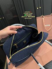Colestore Miu Miu Corduroy Bag Navy 33 x 21 cm - 4