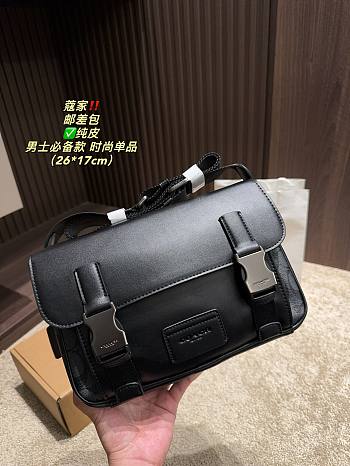 Colestore Coach Men's Messenger Bag Black 26 x 17 cm