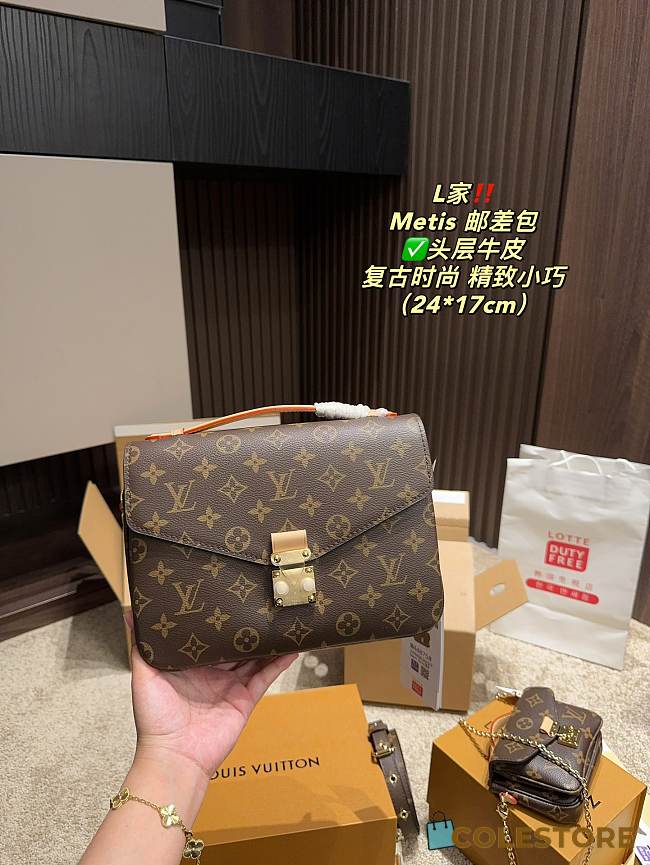 Colestore Louis Vuitton Metis Mini Bag Brown 24 x 17 cm - 1