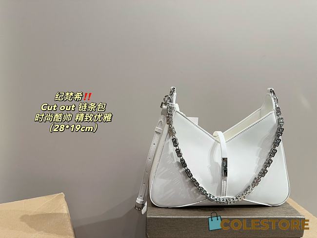 Colestore Givenchy Cut Out Bag White 28 x 19 cm - 1