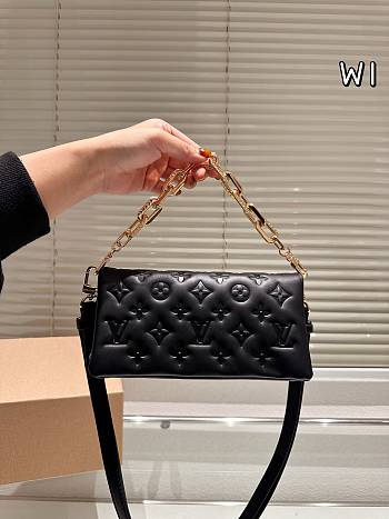 Colestore Louis Vuitton Coussin Bag Black 21 x 11 cm