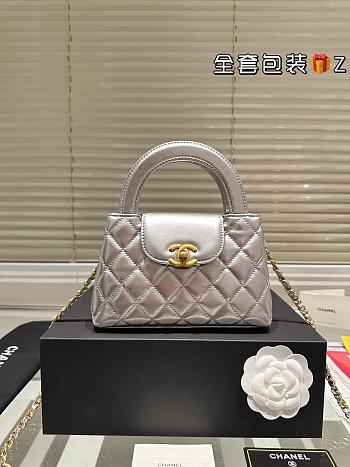 Colestore Chanel 23k Kelly Bag Silver 20 x 12 cm 