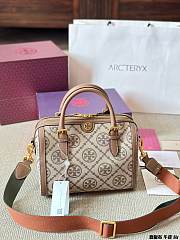 Colestore Tory Burch T Monogram Mini Bag Brown 26 x 19 cm - 6