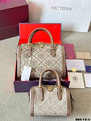 Colestore Tory Burch T Monogram Mini Bag Brown 26 x 19 cm - 5
