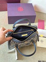 Colestore Tory Burch T Monogram Mini Bag Blue 26 x 19 cm - 5