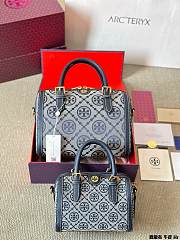 Colestore Tory Burch T Monogram Mini Bag Blue 26 x 19 cm - 3