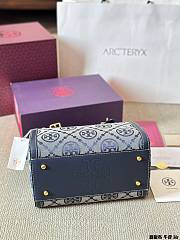 Colestore Tory Burch T Monogram Mini Bag Blue 19 x 13 cm - 5
