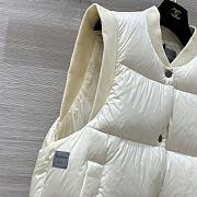 Colestore Max Mara Sleeveless Puffer Vest White  - 4