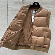 Colestore Max Mara Sleeveless Puffer Vest Brown  - 4