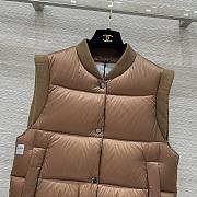 Colestore Max Mara Sleeveless Puffer Vest Brown  - 5