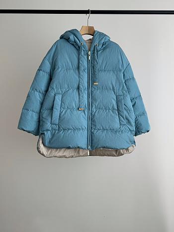Colestore Max Mara Puffer Jacket Blue 