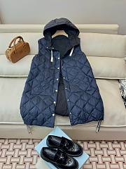 Colestore Max Mara Puffer Vest Blue - 2