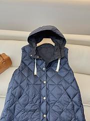 Colestore Max Mara Puffer Vest Blue - 6