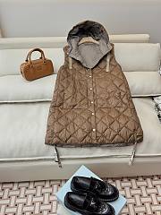 Colestore Max Mara Puffer Vest Brown - 3