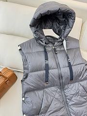 Colestore Max Mara Sleeveless Puffer Vest Grey - 4