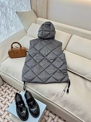 Colestore Max Mara Sleeveless Puffer Vest Grey - 5