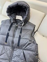 Colestore Max Mara Sleeveless Puffer Vest Grey - 6