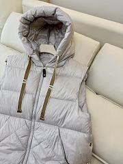 Colestore Max Mara Sleeveless Puffer Vest Light Grey  - 6