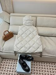 Colestore Max Mara Sleeveless Puffer Vest White 02 - 6