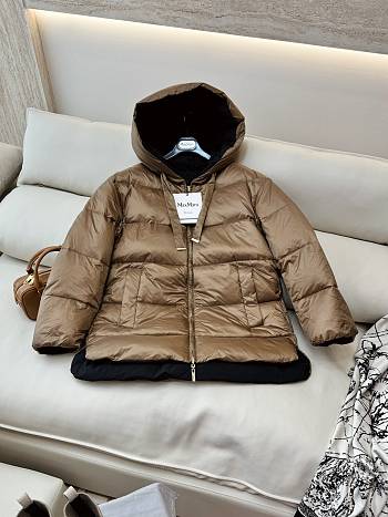 Colestore Max Mara Wool Coat Reversible Brown And Black