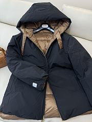 Colestore Max Mara Wool Coat Reversible Brown And Black - 5