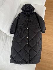Colestore Max Mara Puffed Long Coat Black - 1